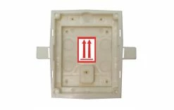 2N Boîtier Encastrable Boîtes Pour Montage Mural - 1 Module - Protection Des Bâtiments