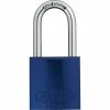 Abus Cadenas 72/40HB40 Bleu Aluminium - Protection D'objets De Valeur