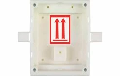 2N Boîtier Encastrable Boîtes Pour Montage Mural - 1 Module - Protection Des Bâtiments