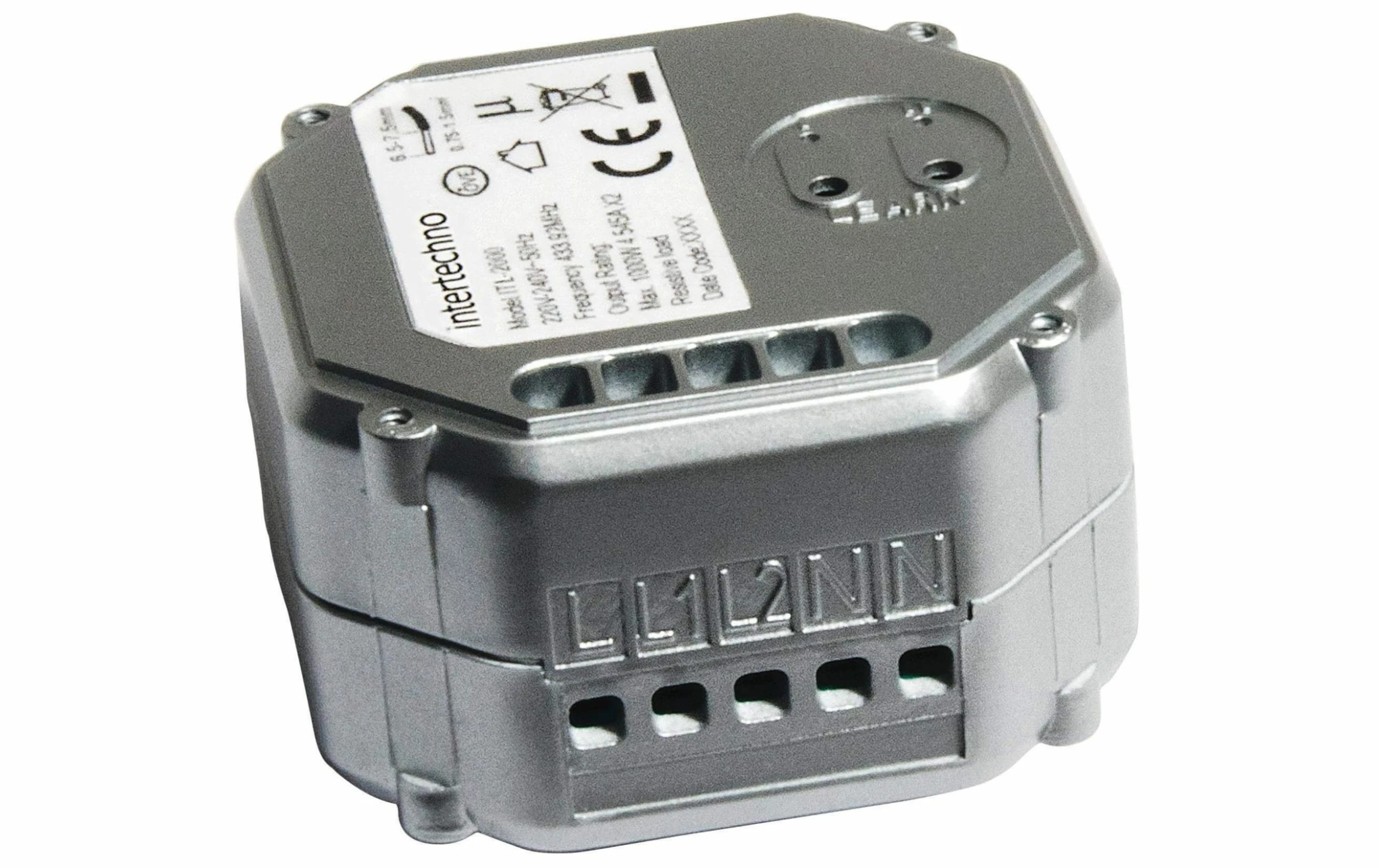 Intertechno Commutateur Radio ITL-2000 2 Canaux - Smart Home