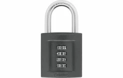 Abus Serrure à Combinaison 158/50 B/DFNLI Anthracite Zinc - Protection D'objets De Valeur