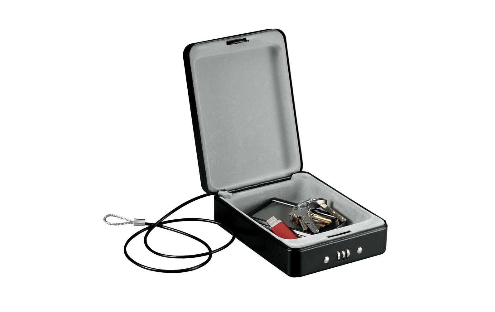 Masterlock Mini Coffre-fort P005CEURBLKHRO Noir - Protection D'objets De Valeur – Image 2