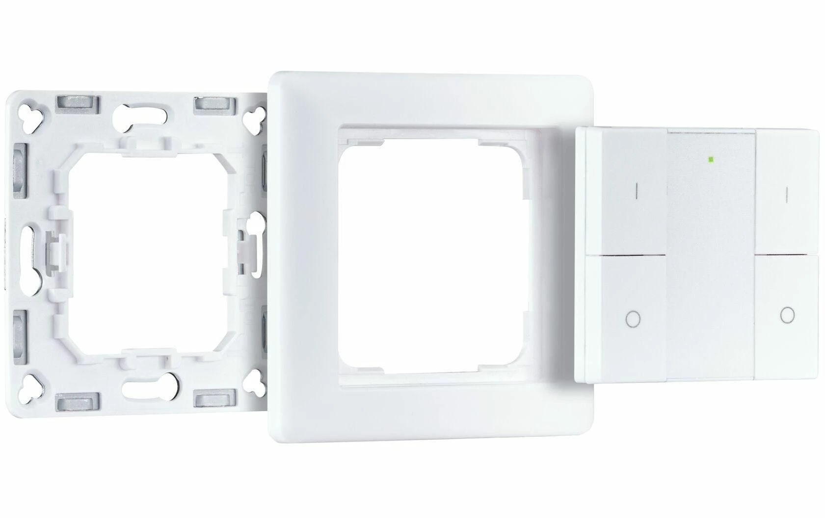 Paulmann Commutateur Mural Radio ZigBee On / Off / Dimmer, Blanc - Smart Home – Image 2