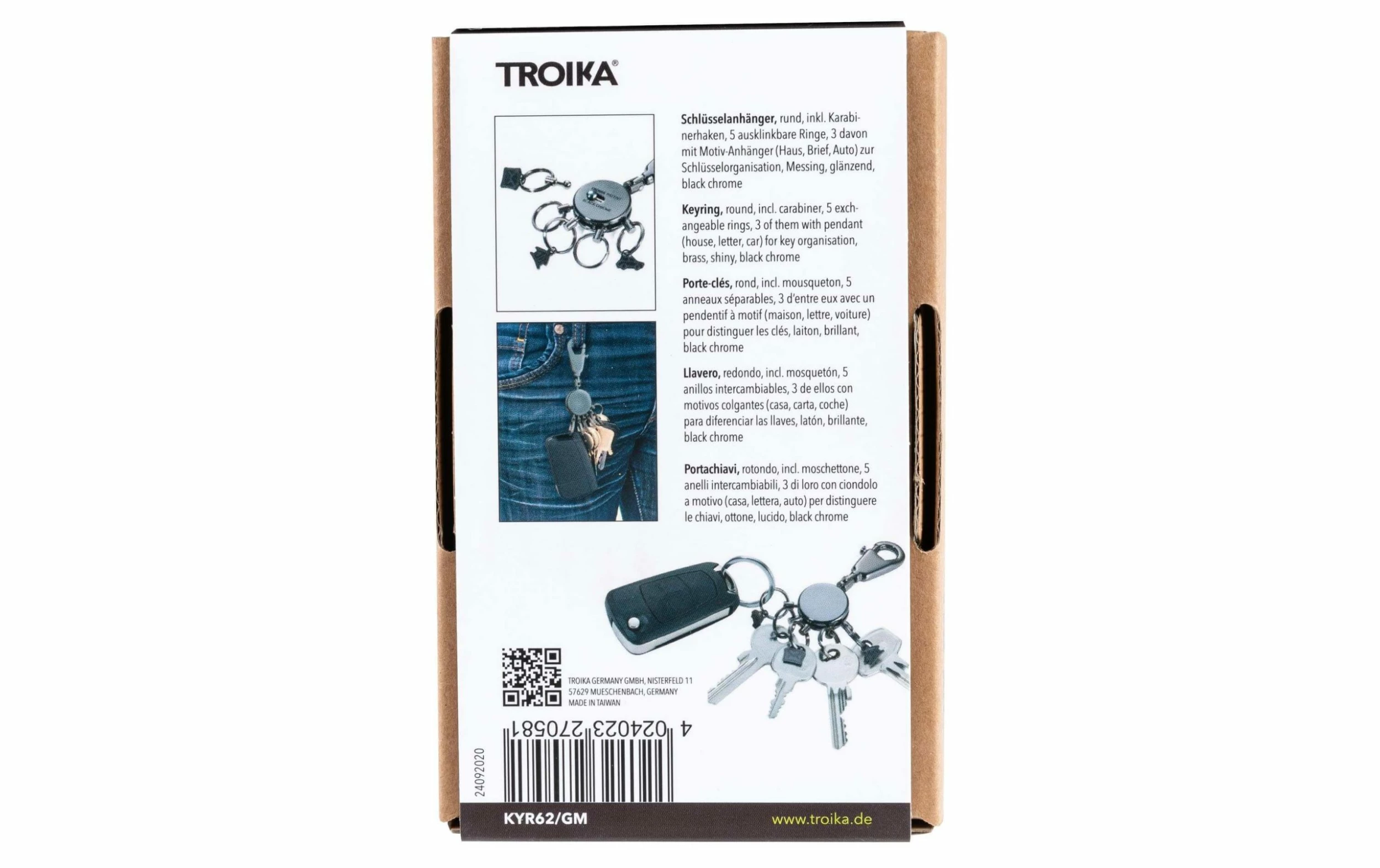 Troika Porte-clés Patent Sign - Protection D'objets De Valeur – Image 3