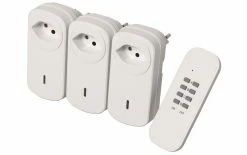 Steffen Variateur De Connecteur Intermédiaire Radio Ensemble De 3 Avec Télécommande - Smart Home