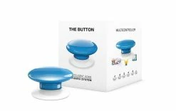 Fibaro Commande Murale Radio Z-Wave Button Bleu - Smart Home