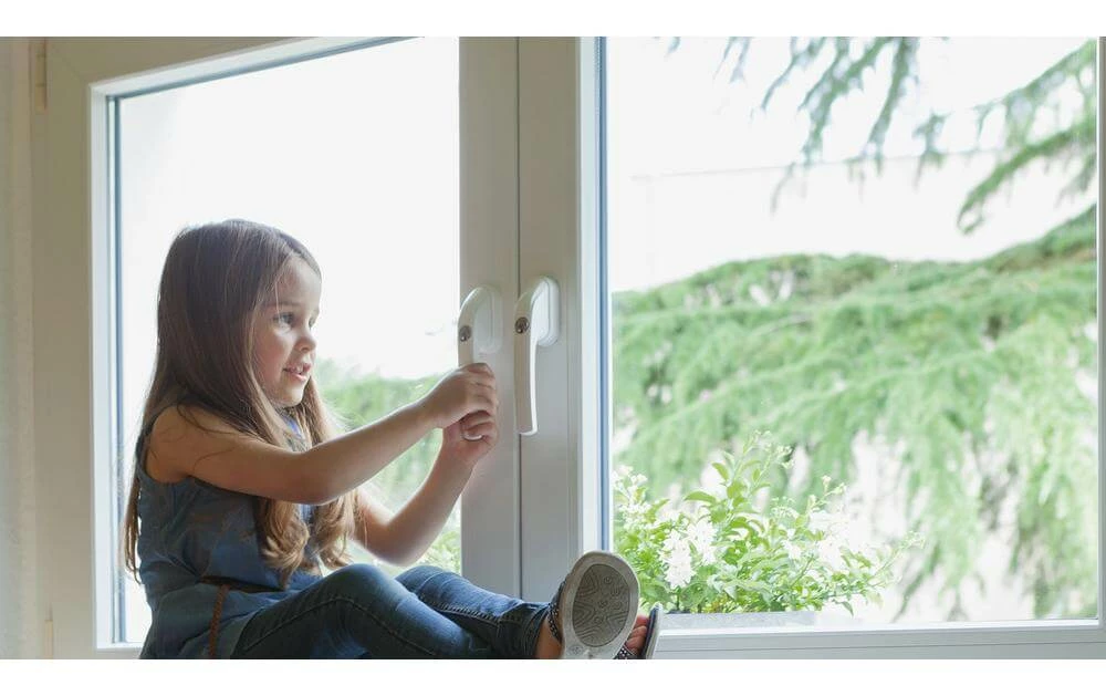 Abus Poignée De Fenêtre FG300, Verrouillable Argenté - Protection D'objets De Valeur – Image 3