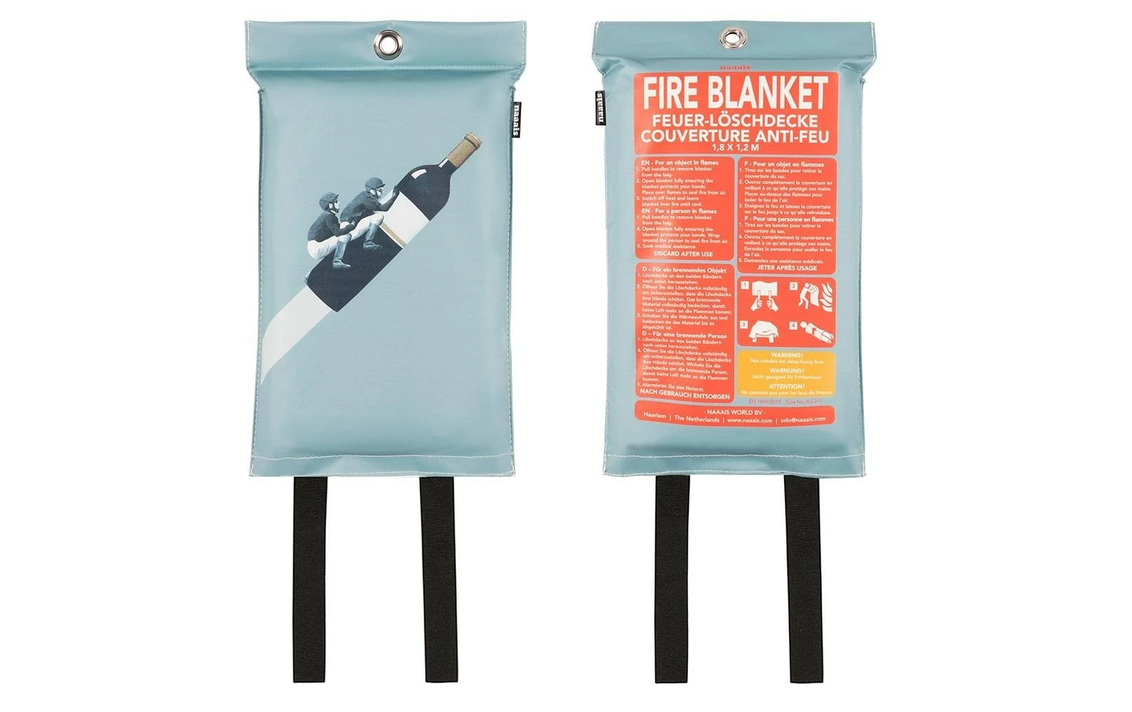 Naaais Couverture Anti-feu Wine 120 Cm X 180 Cm - Protection Des Bâtiments – Image 2