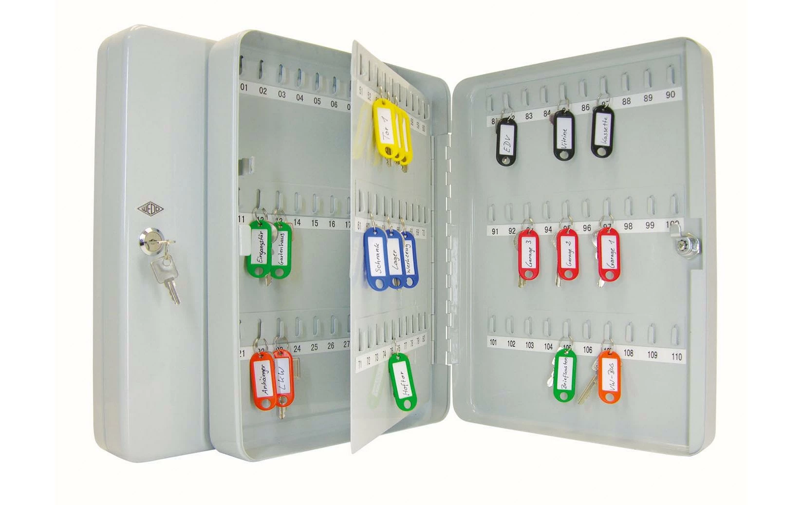 WEDO Armoire à Clé Mit Schlüsselöffnung, 110 Schlüssel - Protection D'objets De Valeur