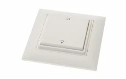 Omnio Commande Murale Radio EnOcean WS-CH-102-J-RW 2/4 Canaux Haut/bas - Smart Home