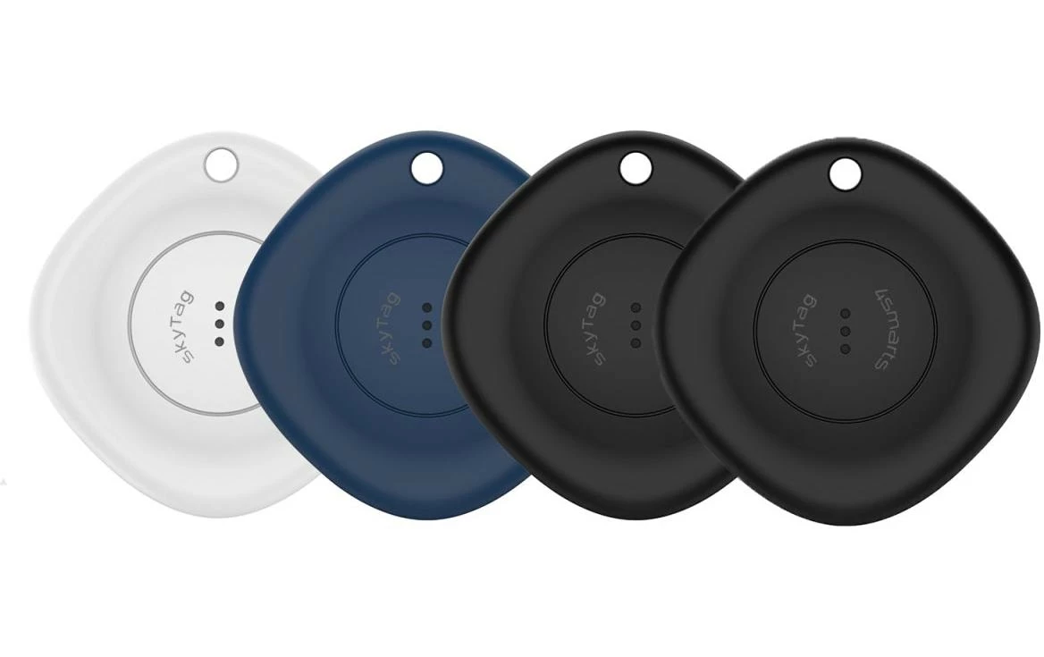 4smarts Localisateur De Clé Kit SkyTag Bleu/Noir/Blanc - Protection D'objets De Valeur