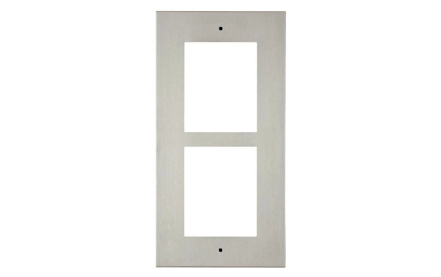 2N Cadre De Montage Pour Montage Mural - 2 Modules, Argent - Protection Des Bâtiments 1 2N Cadre De Montage Pour Montage Mural - 2 Modules, Argent - Protection Des Bâtiments