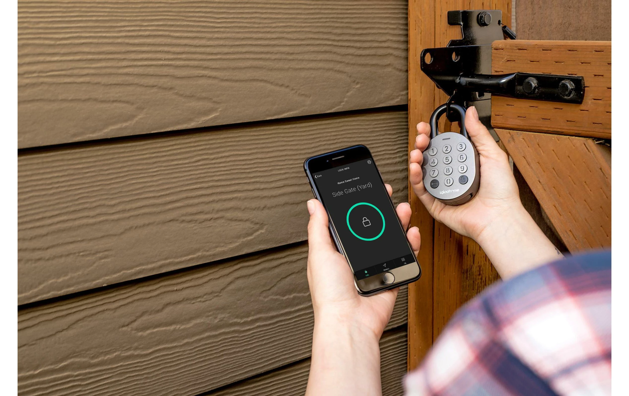 Igloohome Serrure De Sécurité Padlock Gris Inox/Plastique - Protection D'objets De Valeur – Image 2