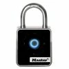 Masterlock Cadenas Bluetooth Noir/Argent - Protection D'objets De Valeur