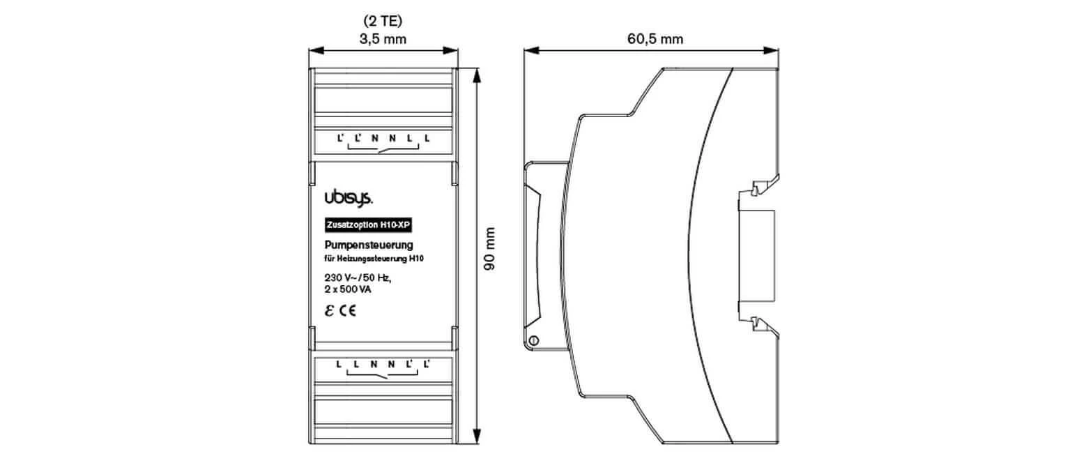Ubisys Commande De Pompe H10 230 V - Smart Home – Image 2