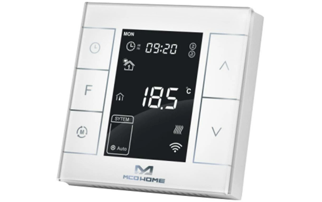 MCO Home Thermostat Mural Radio Z-Wave Thermostat Pour électrovannes - Smart Home