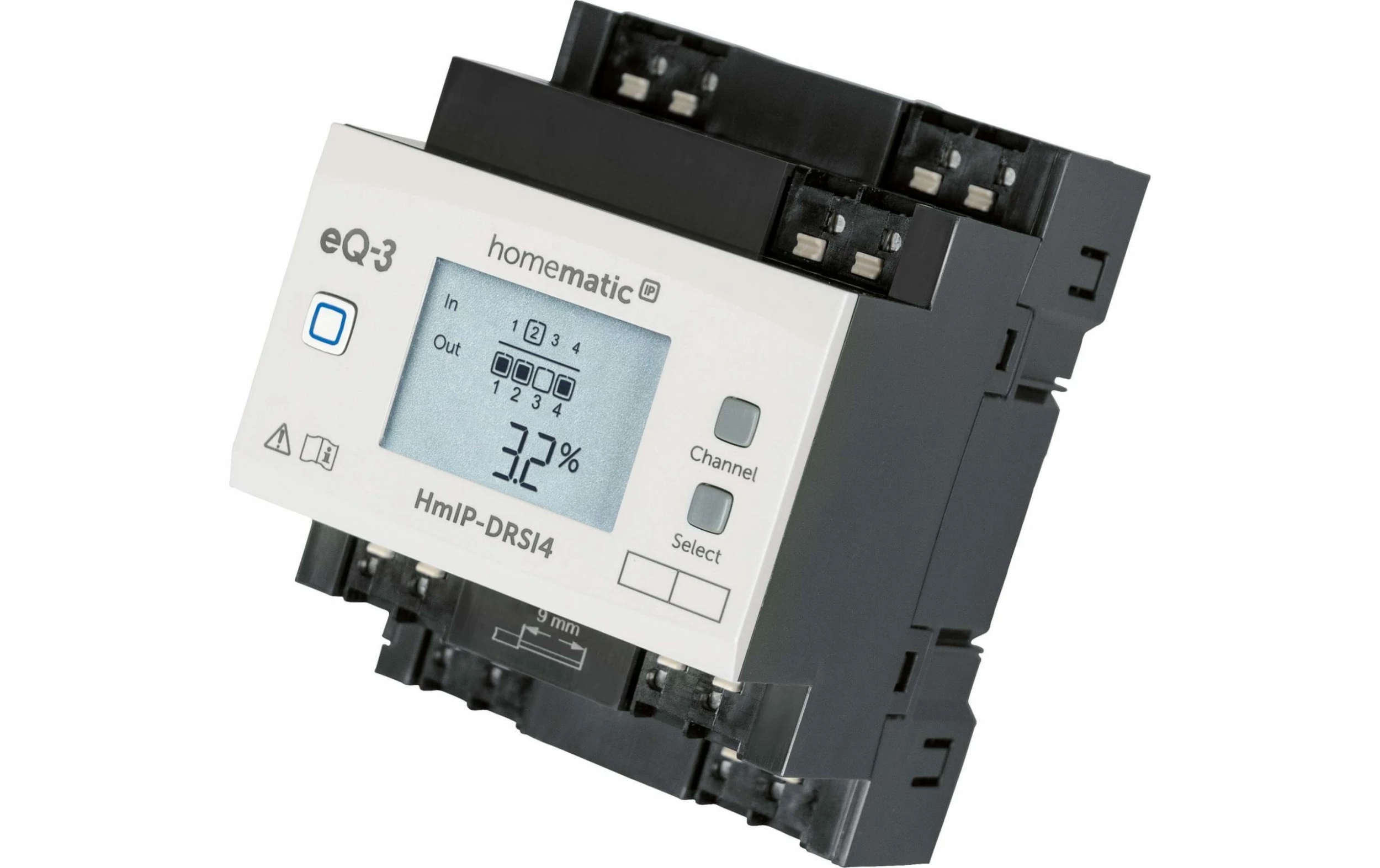 Homematic IP Smart Home Actionneur De Commutation Radio Pour Montage Sur Rail DIN 4 Fois - Smart Home – Image 3