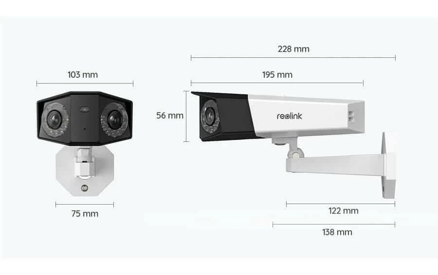 Reolink Caméra Réseau Duo PoE - Camera Surveillance – Image 2