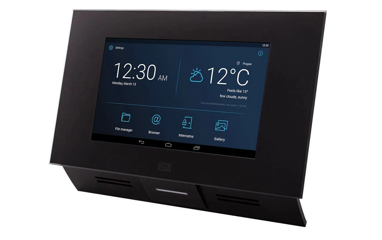 2N Station Intérieure Indoor Touch 2.0 Noir - Protection Des Bâtiments