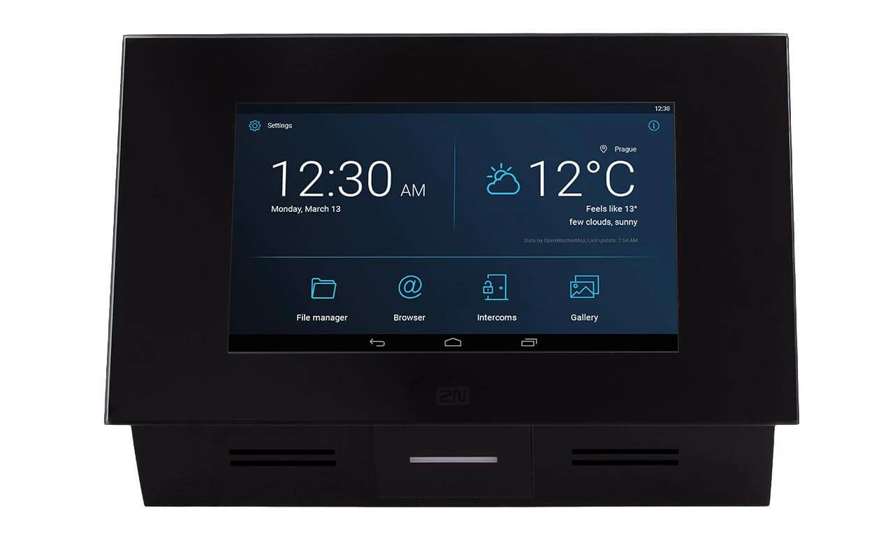 2N Station Intérieure Indoor Touch 2.0 Noir - Protection Des Bâtiments – Image 2