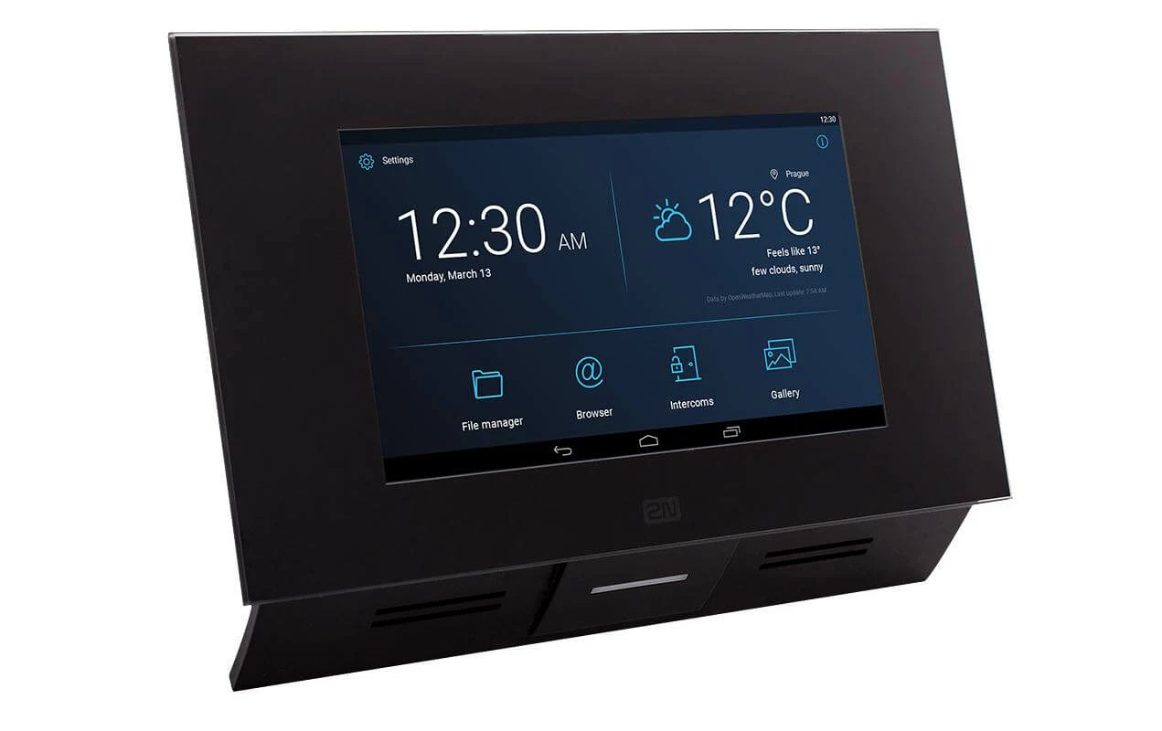 2N Station Intérieure Indoor Touch 2.0 Noir - Protection Des Bâtiments – Image 3