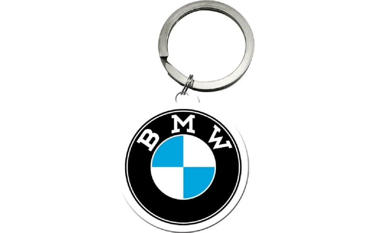 Nostalgic Art Porte-clés BMW Ø 4 Cm, Multicolore - Protection D'objets De Valeur