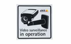 Axis Autocollant D'avertissement Surveillance De 10 Pièces - Camera Surveillance