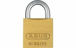Abus Cadenas 55/25 Doré Laiton - Protection D'objets De Valeur