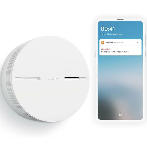 Netatmo Détecteur De Fumée Intelligent - Smart Home 2 Netatmo Détecteur De Fumée Intelligent - Smart Home – Image 2