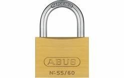 Abus Cadenas 55/60 Doré Laiton - Protection D'objets De Valeur