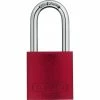 Abus Cadenas 72/40HB40 Rouge Aluminium - Protection D'objets De Valeur