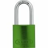Abus Cadenas 72/40HB40 Vert Aluminium - Protection D'objets De Valeur