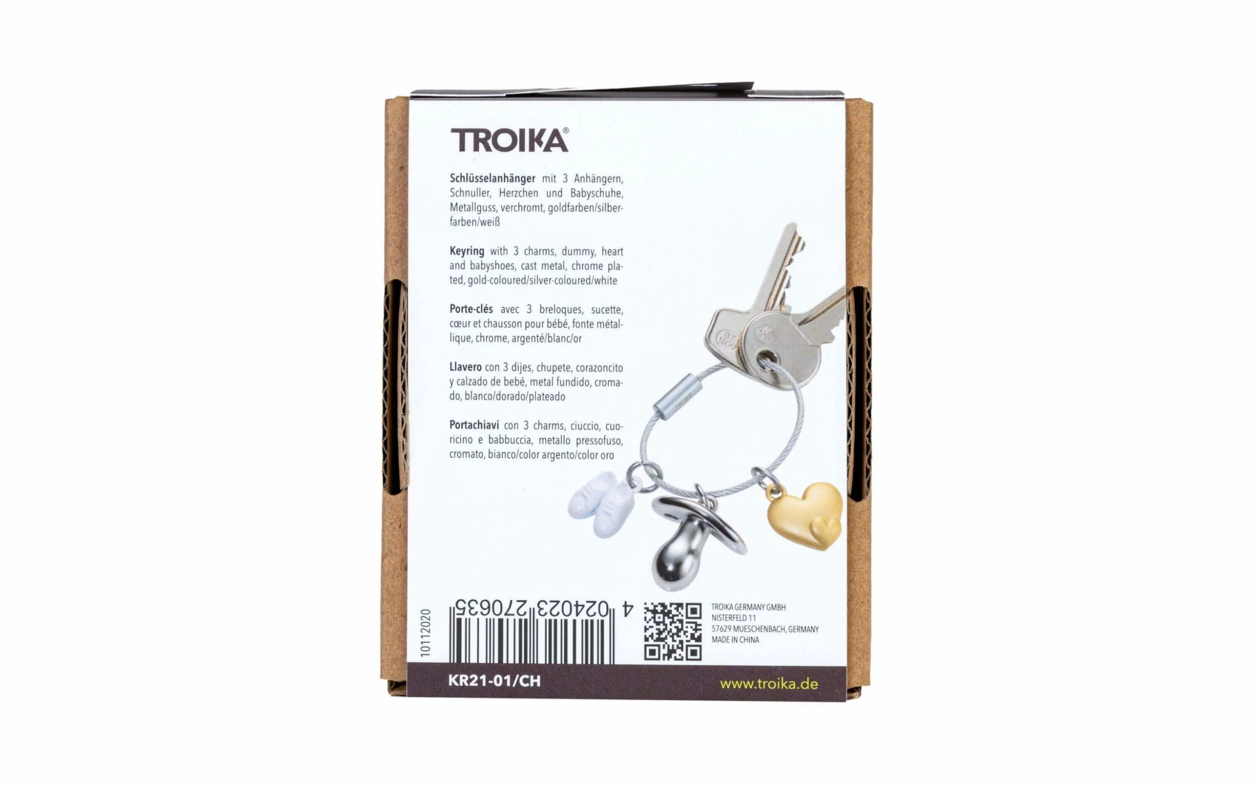 Troika Porte-clĂ©s Welcome Baby - Protection D'objets De Valeur â Image 3