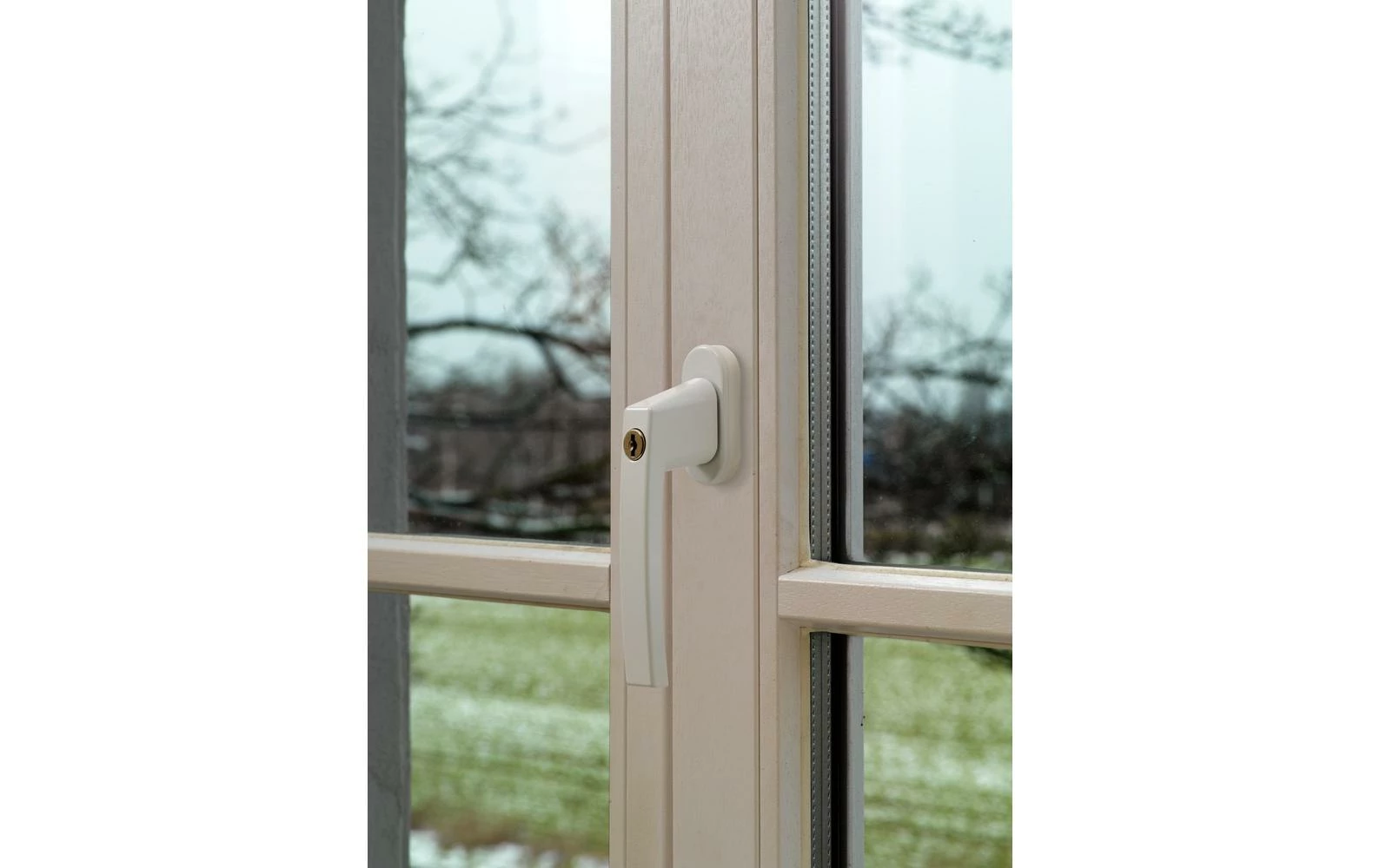 Abus Poignée De Fenêtre FG210 W B/SB Blanc - Protection D'objets De Valeur – Image 3