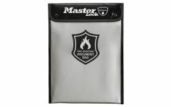 Masterlock Porte-documents Résistant Au Feu Et à L'eau - Protection D'objets De Valeur