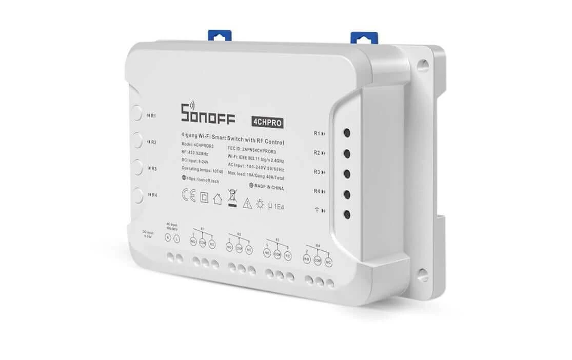SONOFF Actionneur De Commutation WLAN 4CHPROR3 4 Voies, WiFi-RF - Smart Home – Image 2
