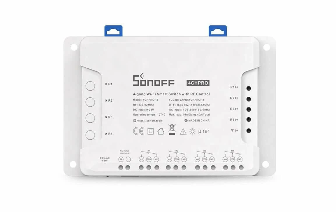 SONOFF Actionneur De Commutation WLAN 4CHPROR3 4 Voies, WiFi-RF - Smart Home – Image 3