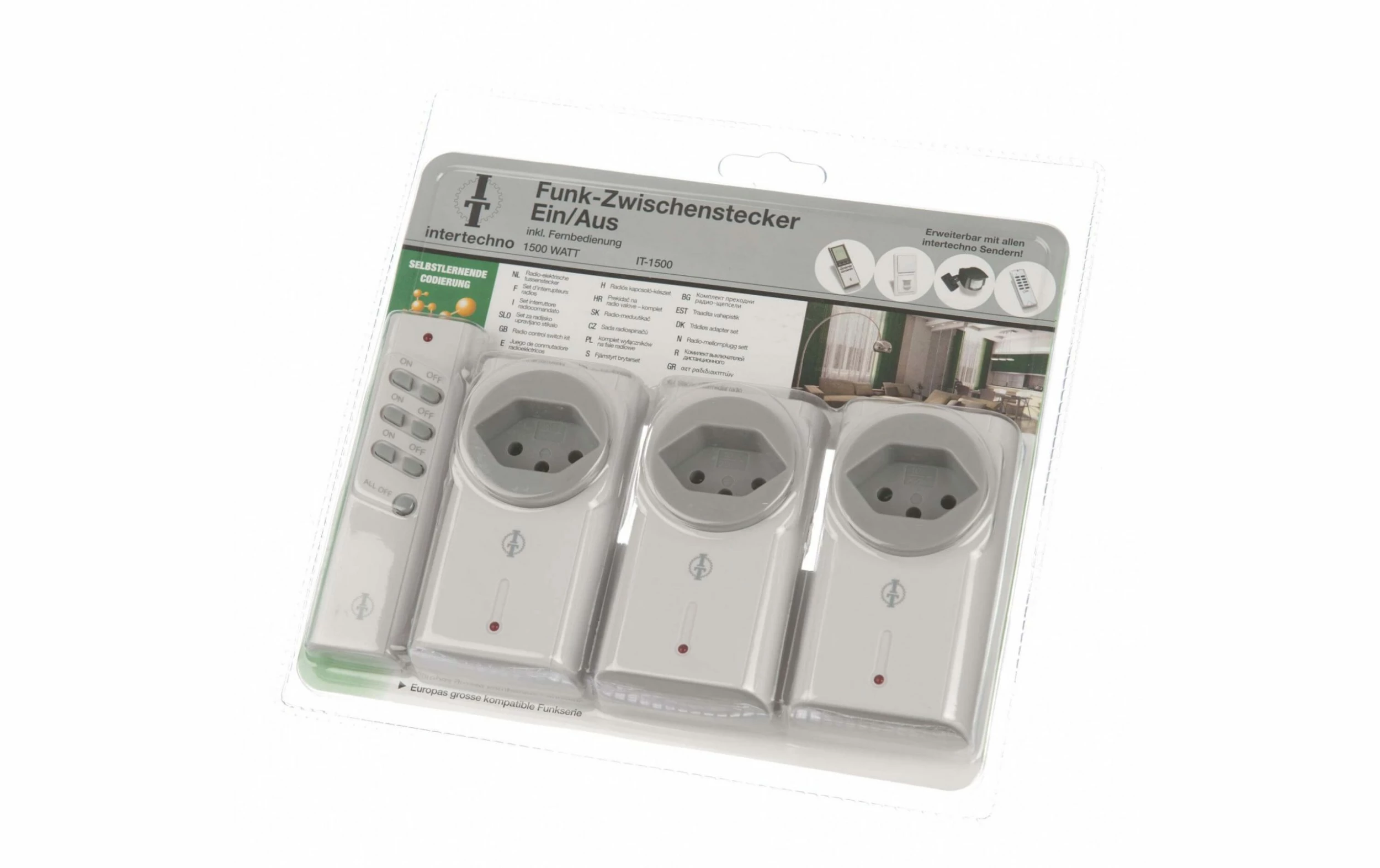 Intertechno Connecteur Intermédiaire Radio IT-1500 Ensemble De 3 - Smart Home – Image 2