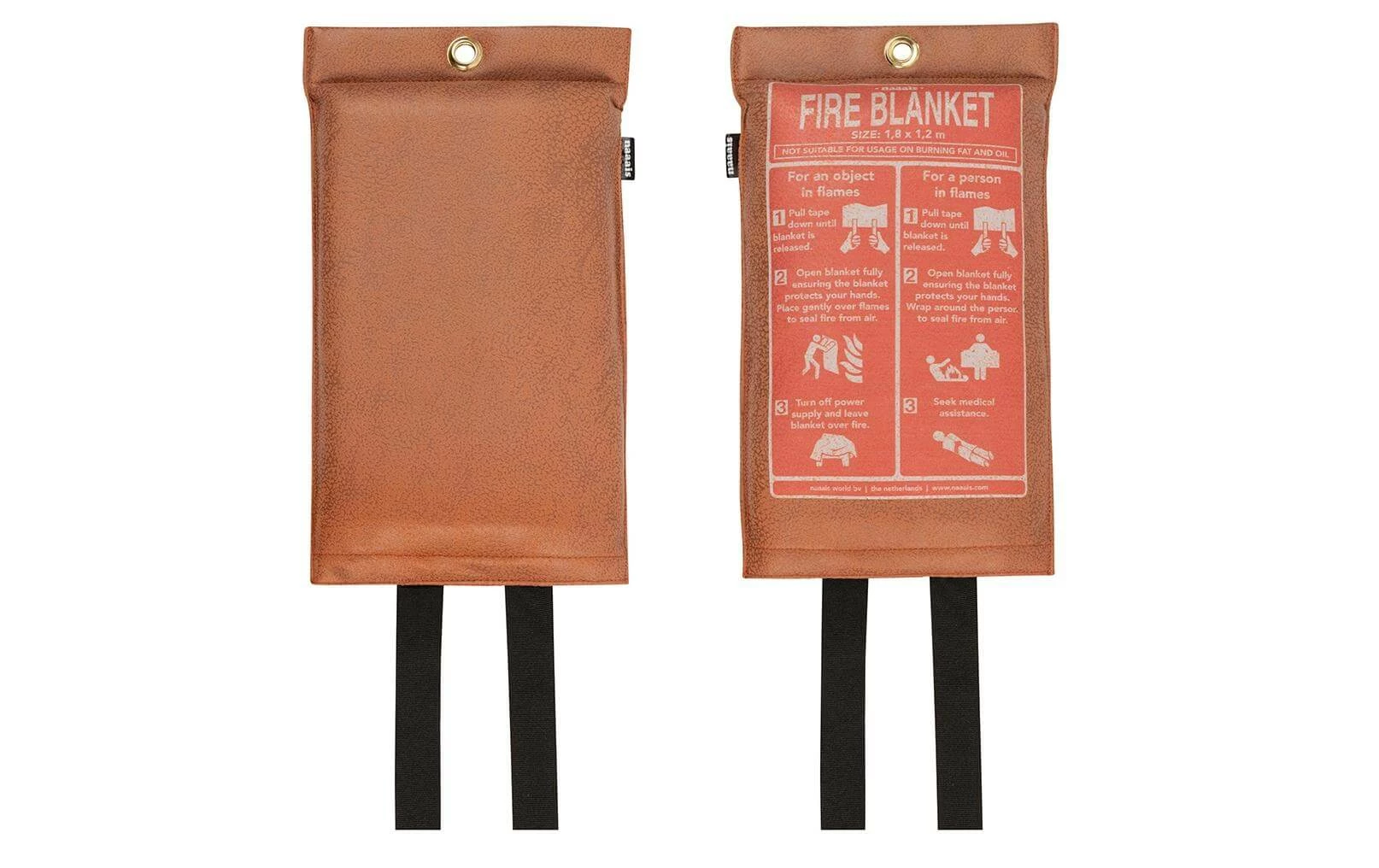 Naaais Couverture Anti-feu Cognac 120 Cm X 180 Cm - Protection Des Bâtiments – Image 2
