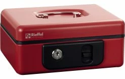 Robert Rieffel Caisse à Monnaie Deluxe 2 19.7 X 15.4 X 8.6 Cm, Rouge - Protection D'objets De Valeur