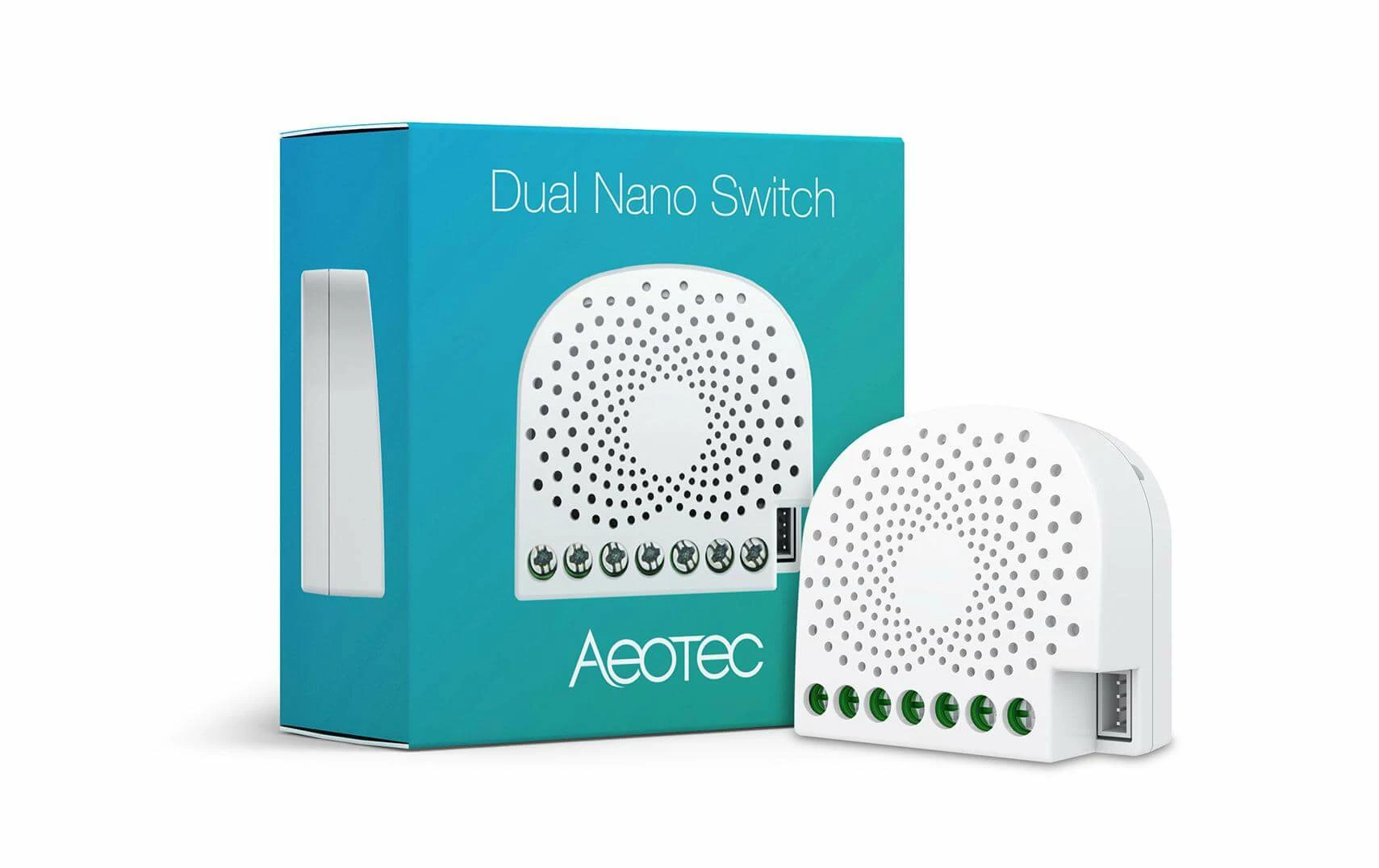 Aeotec Actionneur De Commutation Radio Z-Wave Nano Switch 2 Fois (mesure D'énergie) - Smart Home