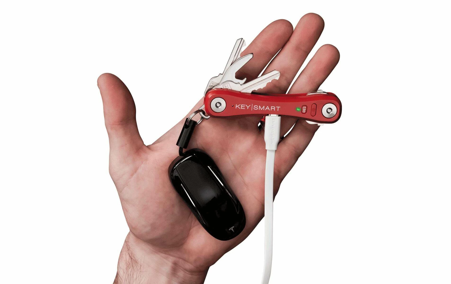 Keysmart Porte-clés Intelligent Pro Tile Rouge - Protection Des Bâtiments – Image 3
