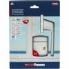 Abus Sécurité Des Fenêtres FeSi 3 W FG120/FTS3003 Ensemble, Blanc - Protection D'objets De Valeur