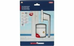 Abus Sécurité Des Fenêtres FeSi 3 W FG120/FTS3003 Ensemble, Blanc - Protection D'objets De Valeur