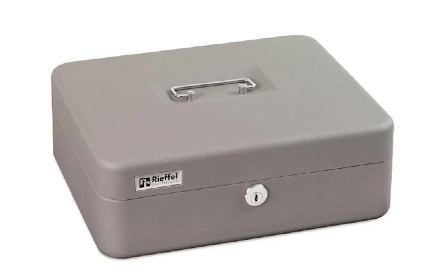 Robert Rieffel Caisse à Monnaie Moneta-Basic-Ch 30 X 24.2x 10.6 Cm, Gris - Protection D'objets De Valeur – Image 3