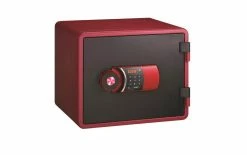 Rieffel Coffre-fort Ignifuge VT-FS Rouge - Protection D'objets De Valeur