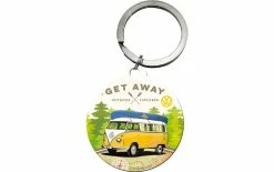 Nostalgic Art Porte-clés Bulli VW Ø 4 Cm, Multicolore - Protection D'objets De Valeur