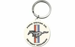 Nostalgic Art Porte-clés Ford Mustang Ø 4 Cm, Multicolore - Protection D'objets De Valeur