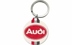 Nostalgic Art Porte-clés Logo Audi Ø 4 Cm, 1 Pièce, Multicolore - Protection D'objets De Valeur
