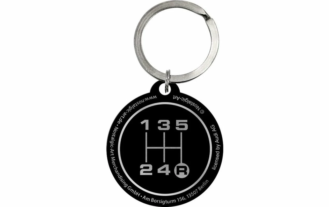 Nostalgic Art Porte-clés Logo Audi Ø 4 Cm, 1 Pièce, Multicolore - Protection D'objets De Valeur 2 Nostalgic Art Porte-clés Logo Audi Ø 4 Cm, 1 Pièce, Multicolore - Protection D'objets De Valeur – Image 2